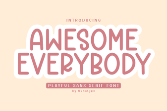 Awesome Everybody Font: Craft Projects & Creative Ideas