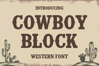 Cowboy Block Font: Design Tips and Project Ideas