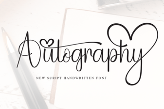 Craft Signature Styles with Autography Font